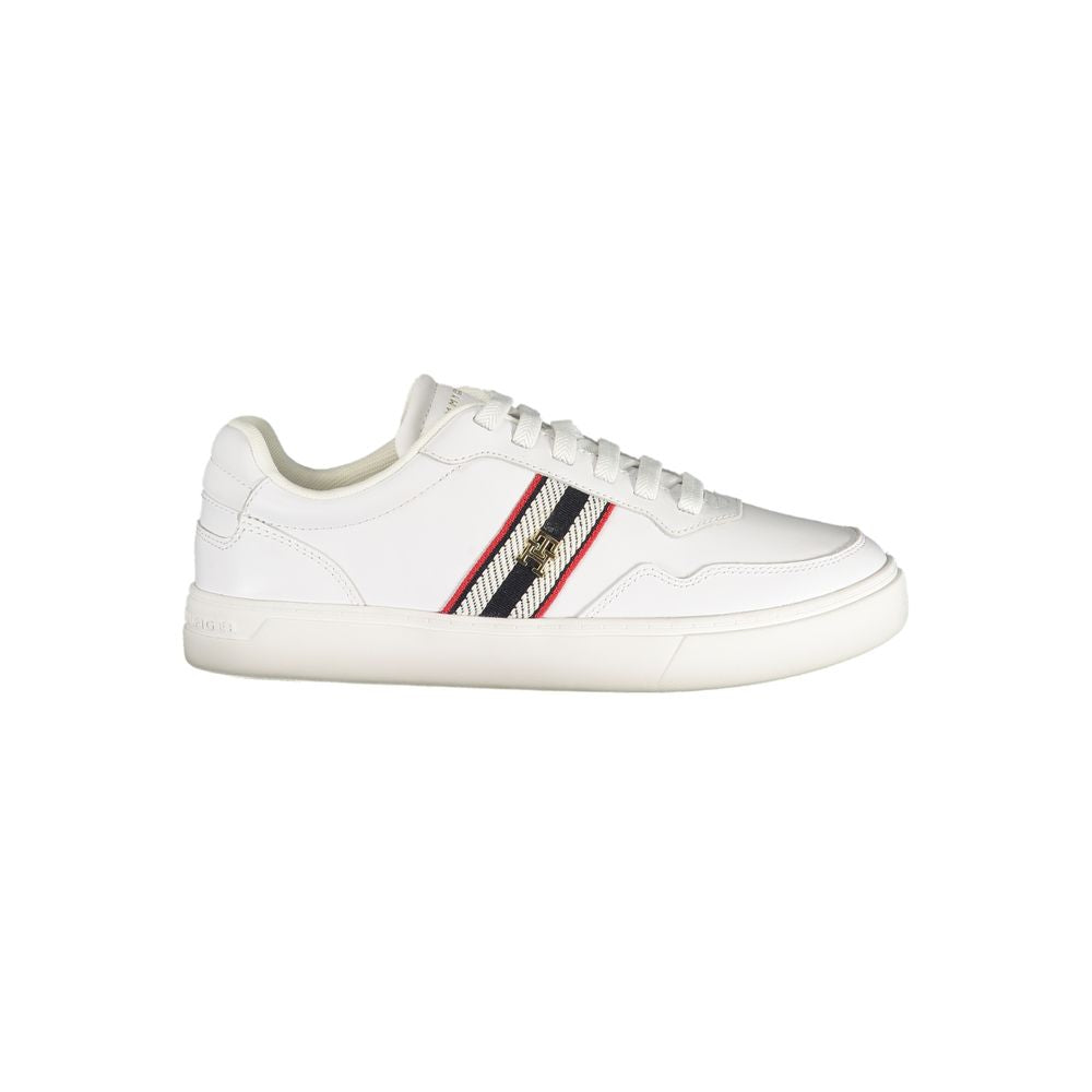 Tommy Hilfiger Weißer Polyester-Sneaker