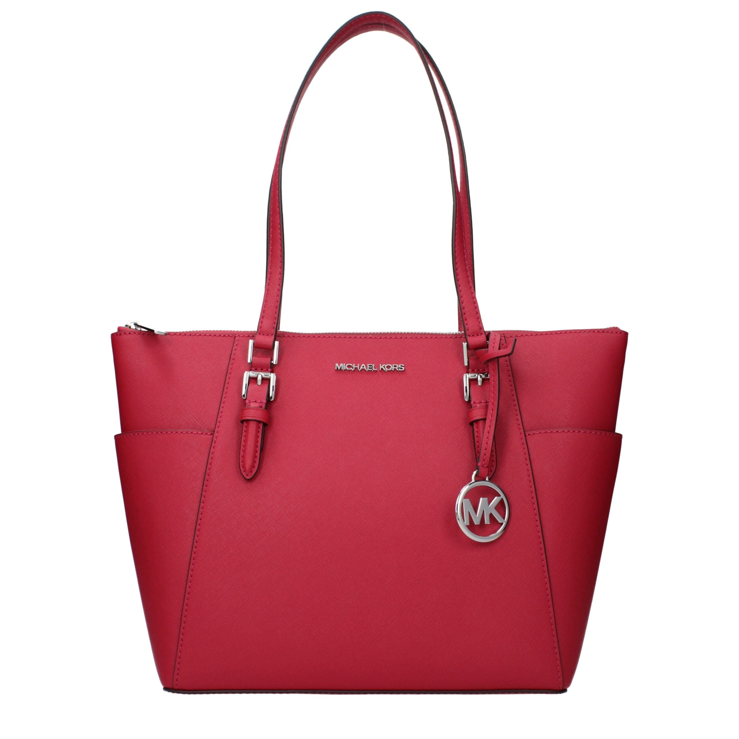 Michael Kors Rote Leder-Umhängetasche