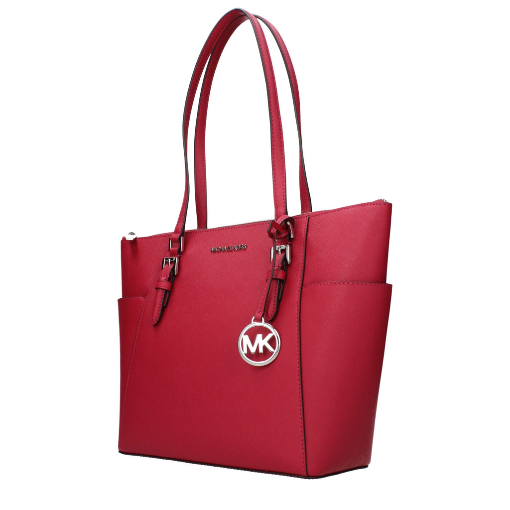 Michael Kors Rote Leder-Umhängetasche