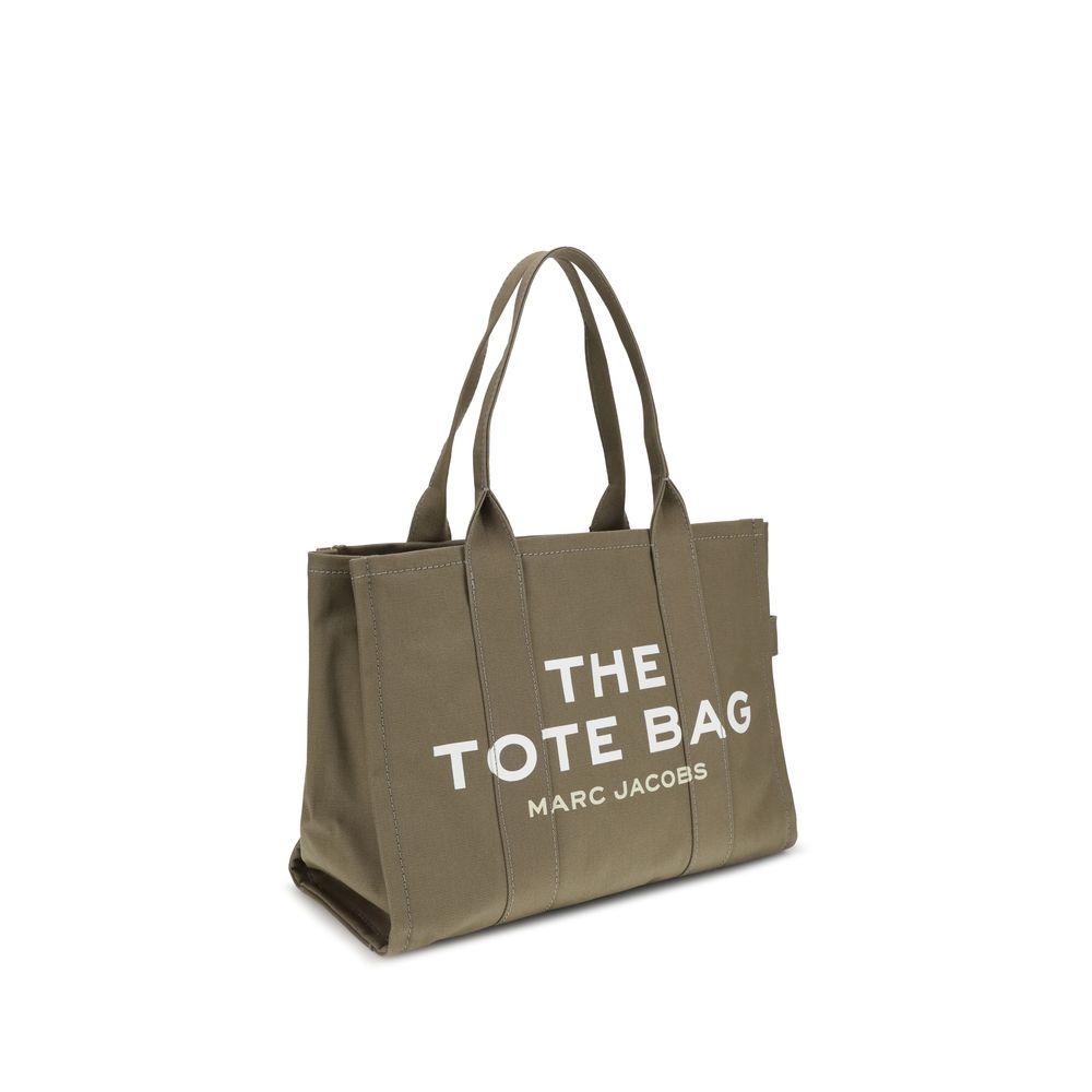 Marc Jacobs Grüne Baumwoll-Umhängetasche