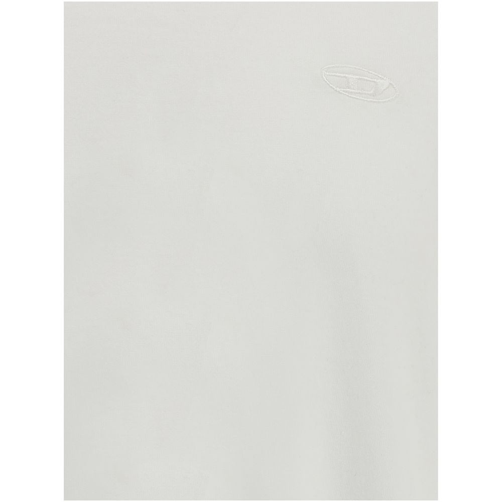 Diesel Weißes Baumwoll-T-Shirt