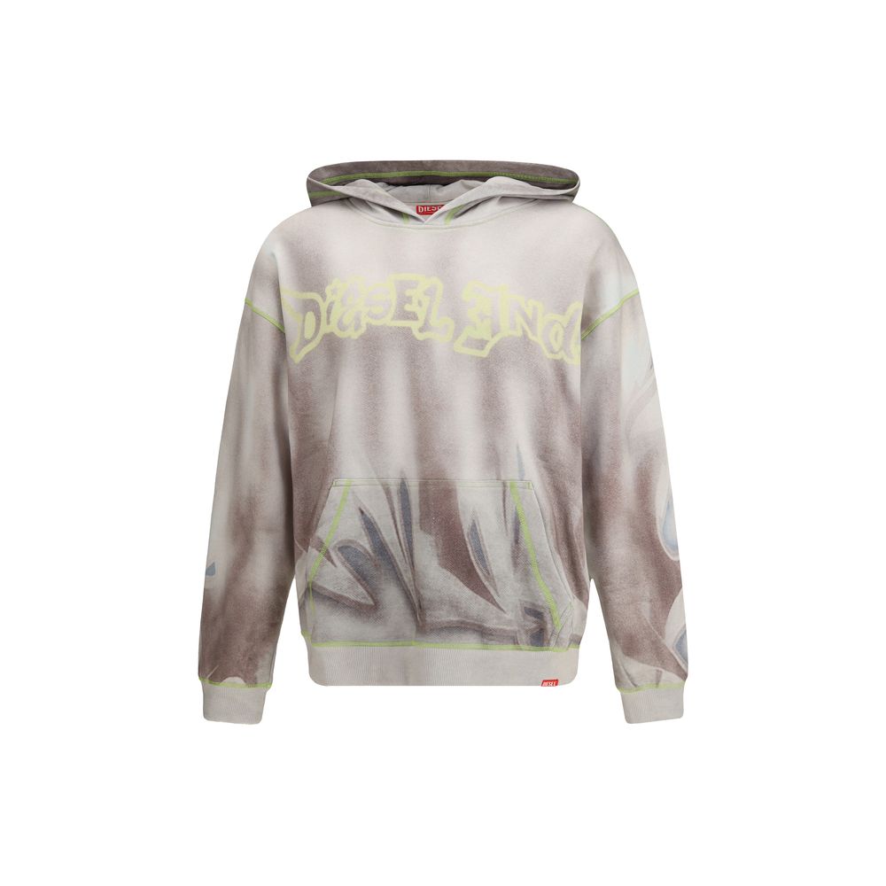 Diesel Graues Baumwoll-Sweatshirt