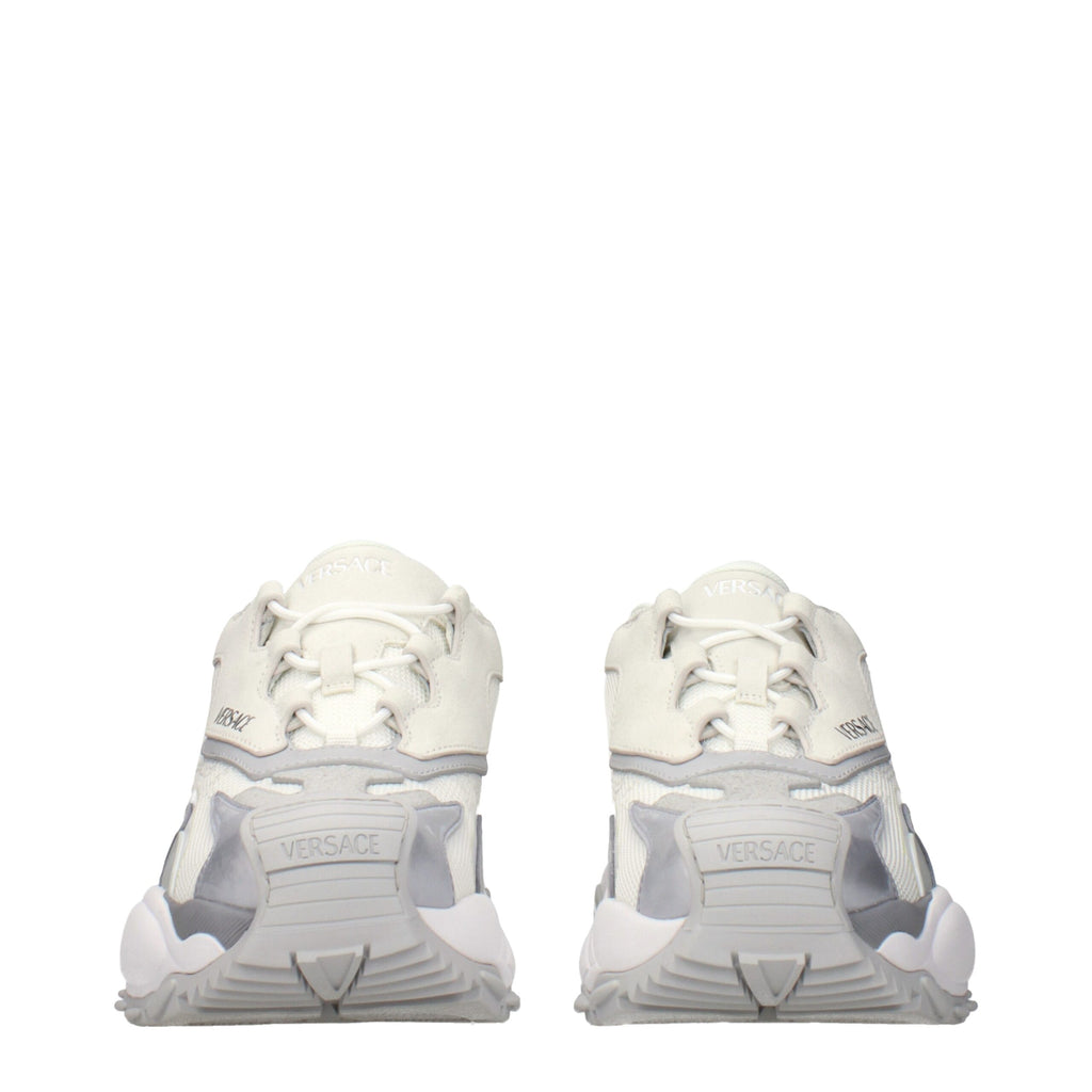 Versace Weiße Chunky Sneakers aus Stoff