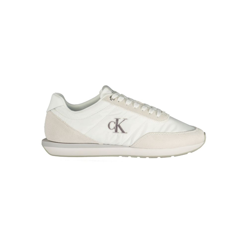 Calvin Klein Weißer Sneaker aus Polyester