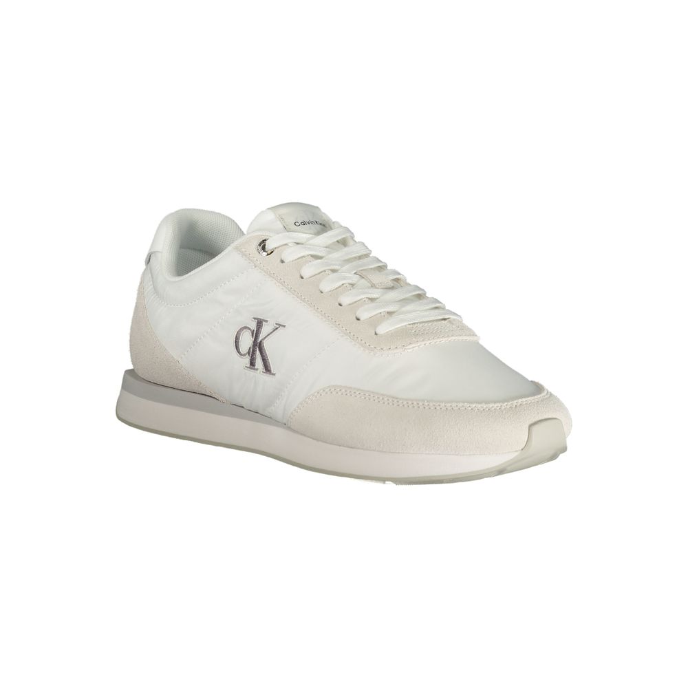 Calvin Klein Weißer Sneaker aus Polyester