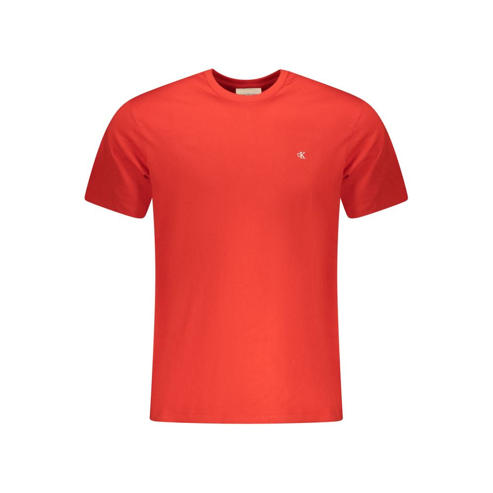 Calvin Klein Baumwoll-T-Shirt in Rot