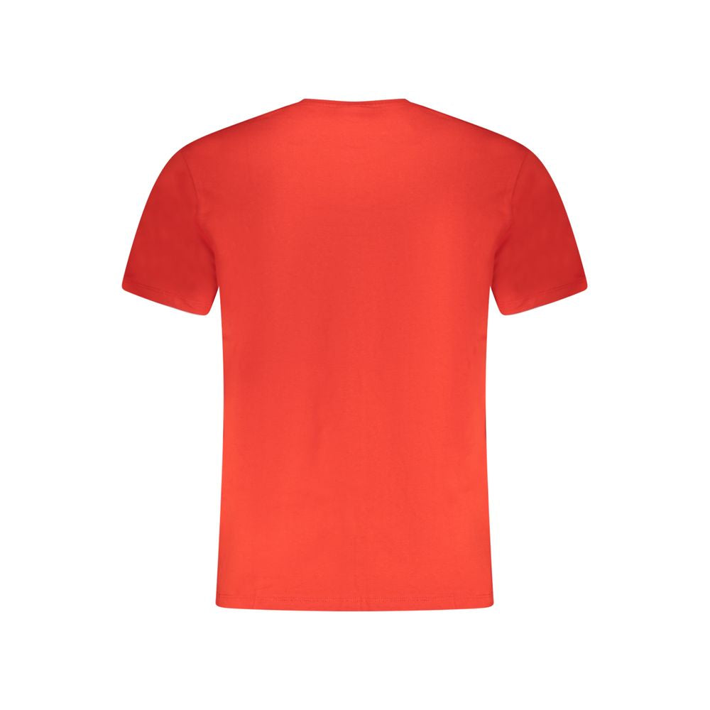 Calvin Klein Baumwoll-T-Shirt in Rot