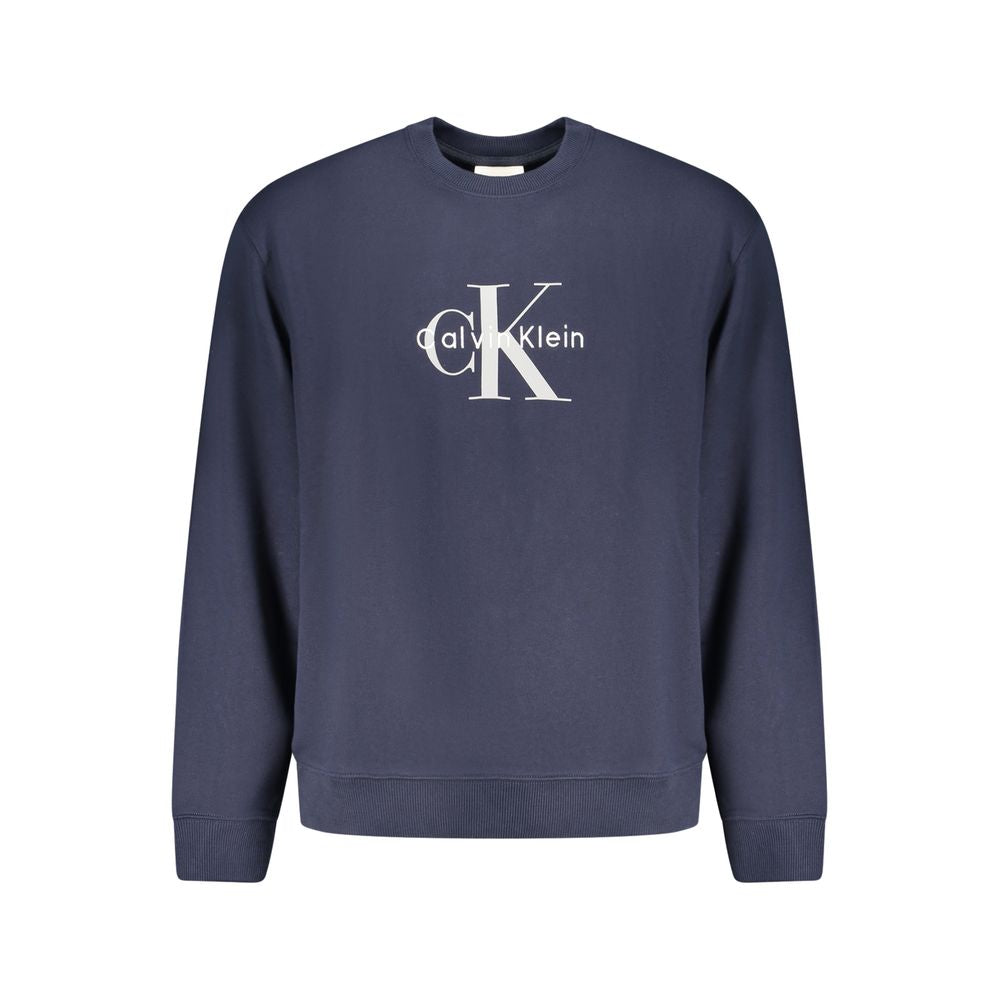 Calvin Klein Baumwoll-Sweatshirt in Blau