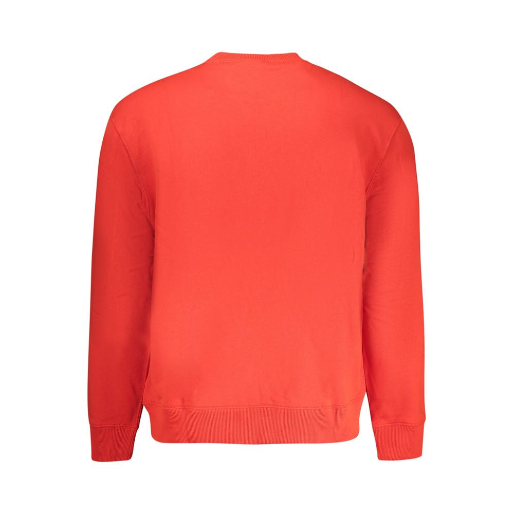 Calvin Klein Baumwoll-Sweatshirt in Rot