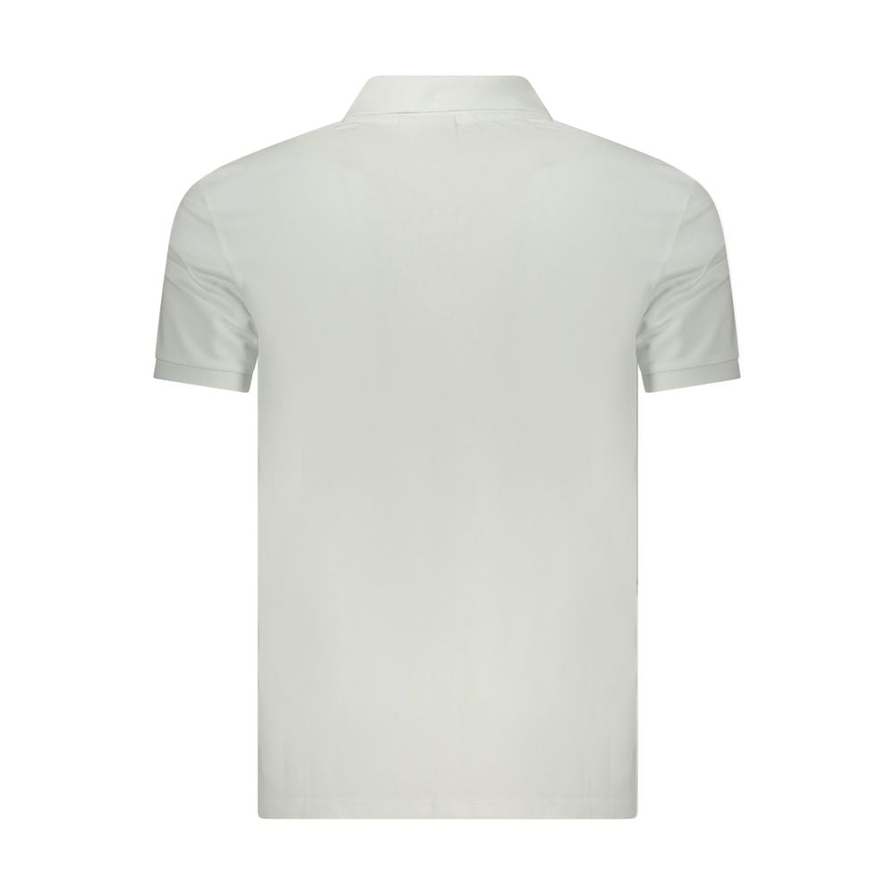 Calvin Klein Baumwoll-Poloshirt in Weiß