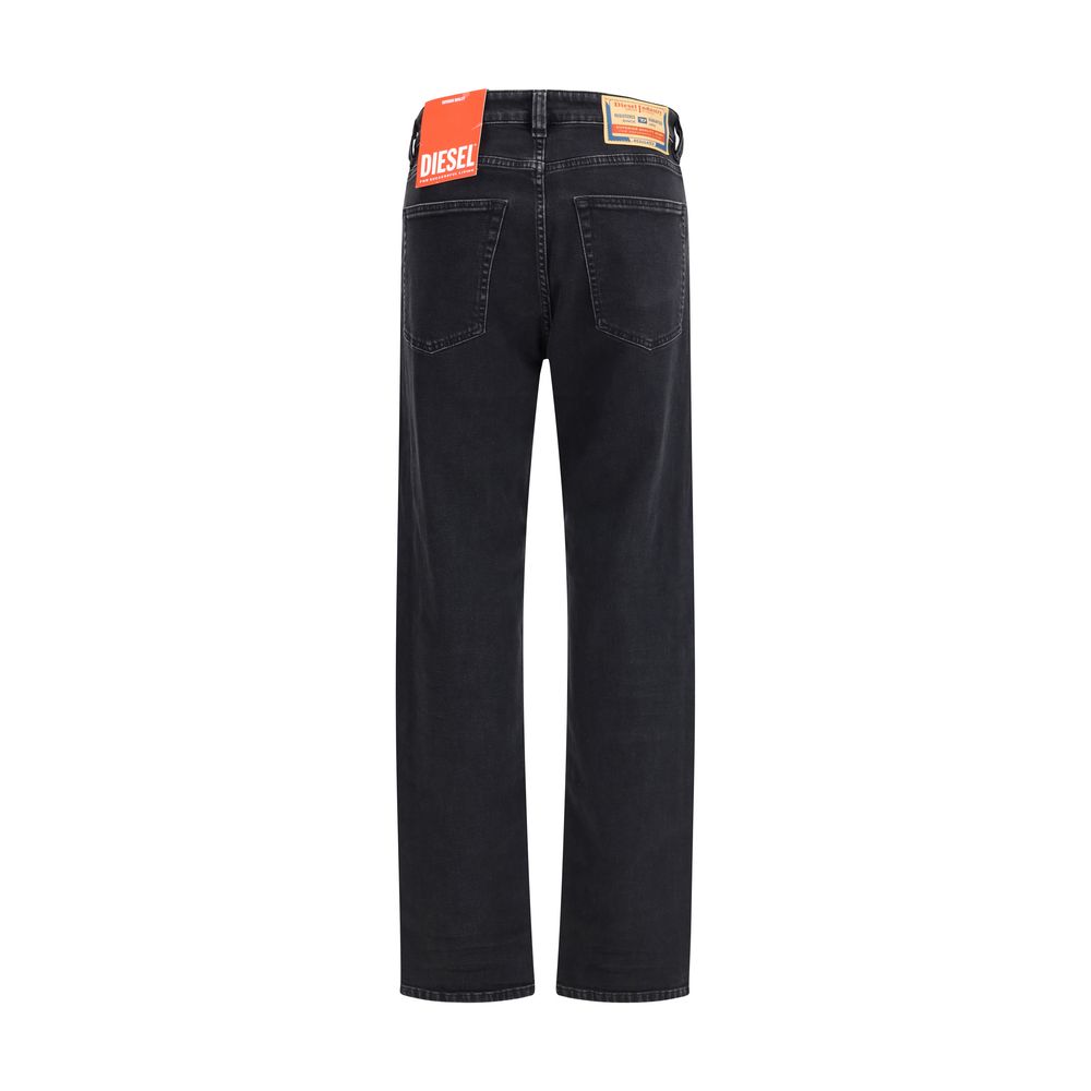 Diesel Schwarze Baumwolljeans mit Relaxed Fit