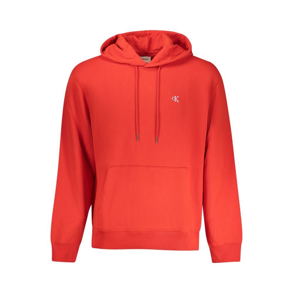 Calvin Klein Baumwoll-Sweatshirt in Rot