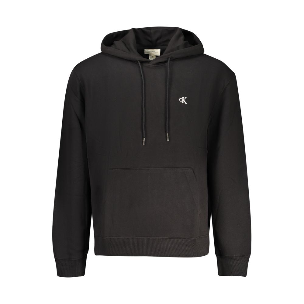 Calvin Klein Baumwoll-Sweatshirt in Schwarz