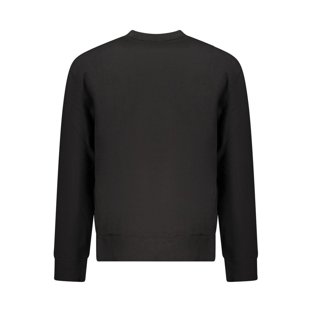 Calvin Klein Baumwoll-Sweatshirt in Schwarz