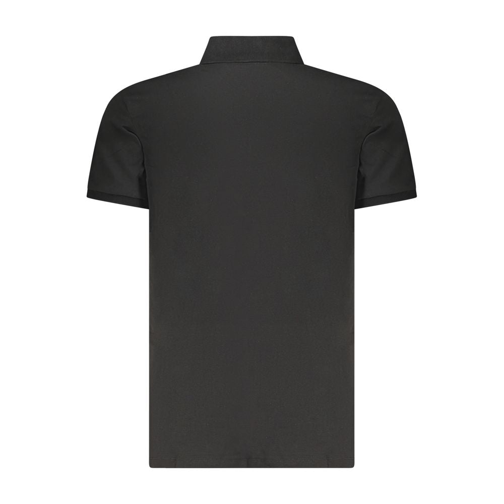 Calvin Klein Baumwoll-Poloshirt in Schwarz