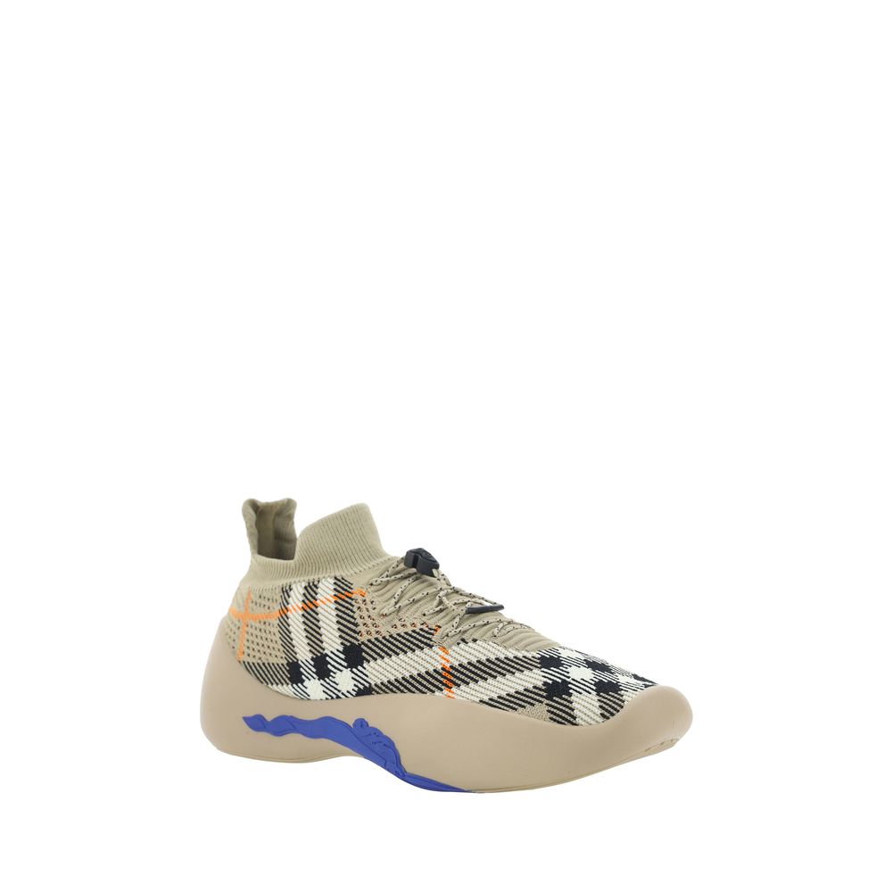 Burberry Braune Gummisneaker