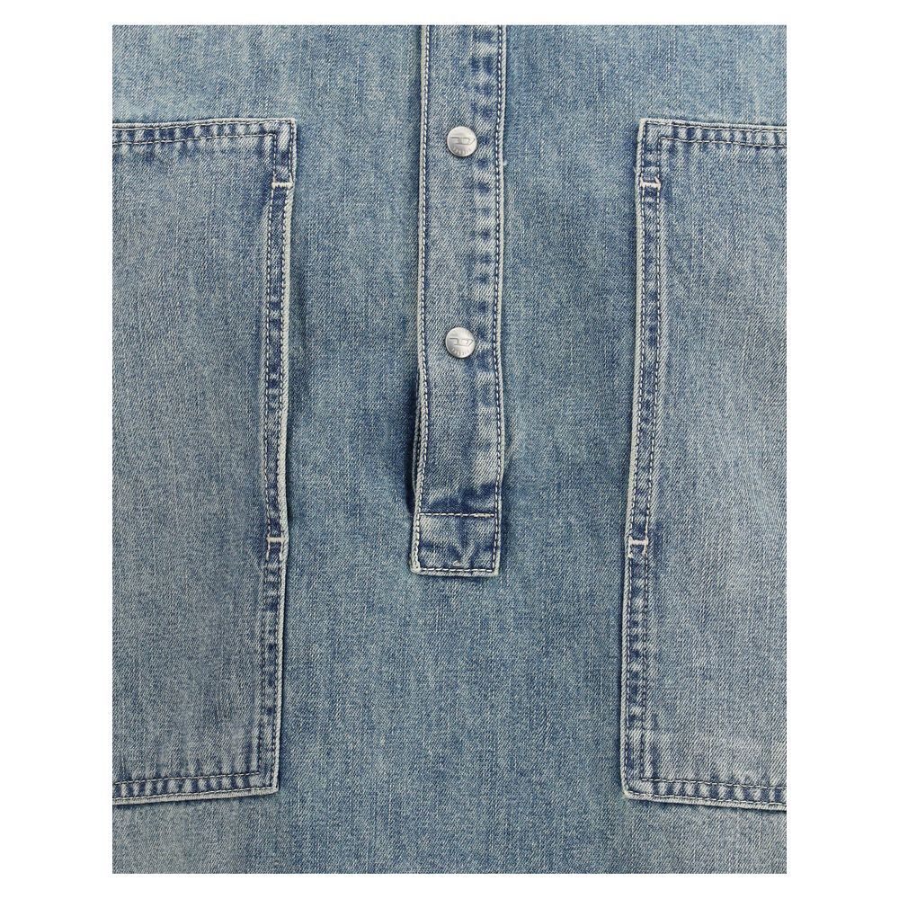 Diesel Hemd aus blauem Denim