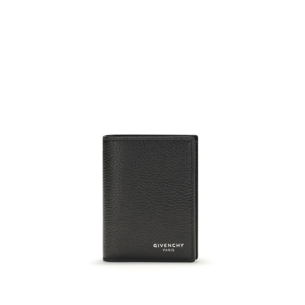 Portefeuille Givenchy Bos Taurus en cuir de veau noir