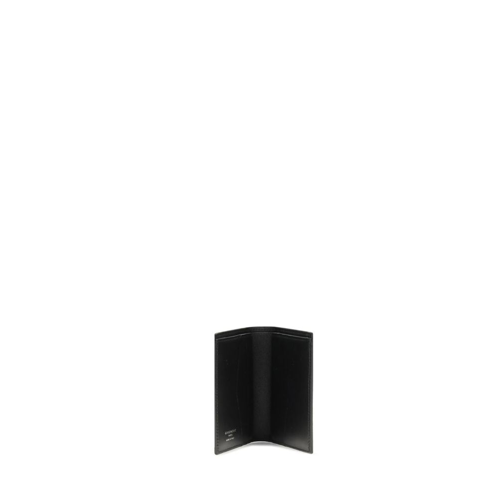 Portefeuille Givenchy Bos Taurus en cuir de veau noir
