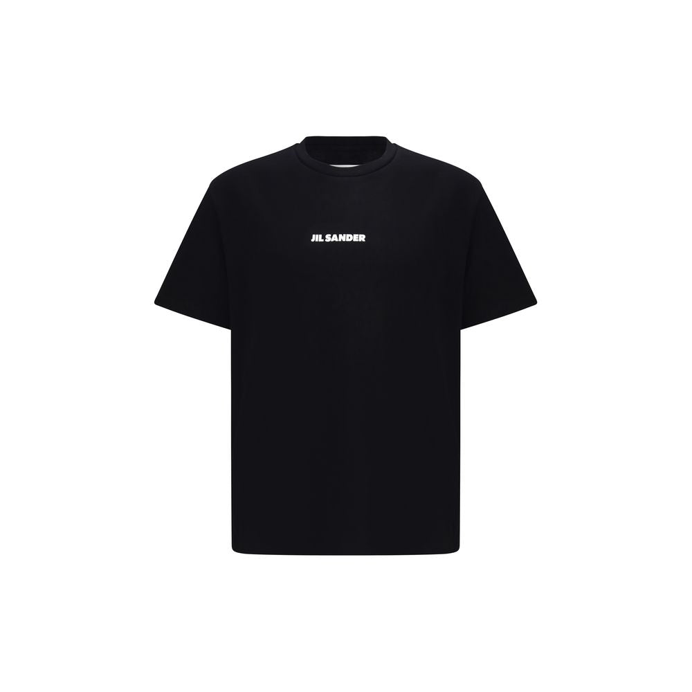 Jil Sander Schwarzes Baumwoll-T-Shirt