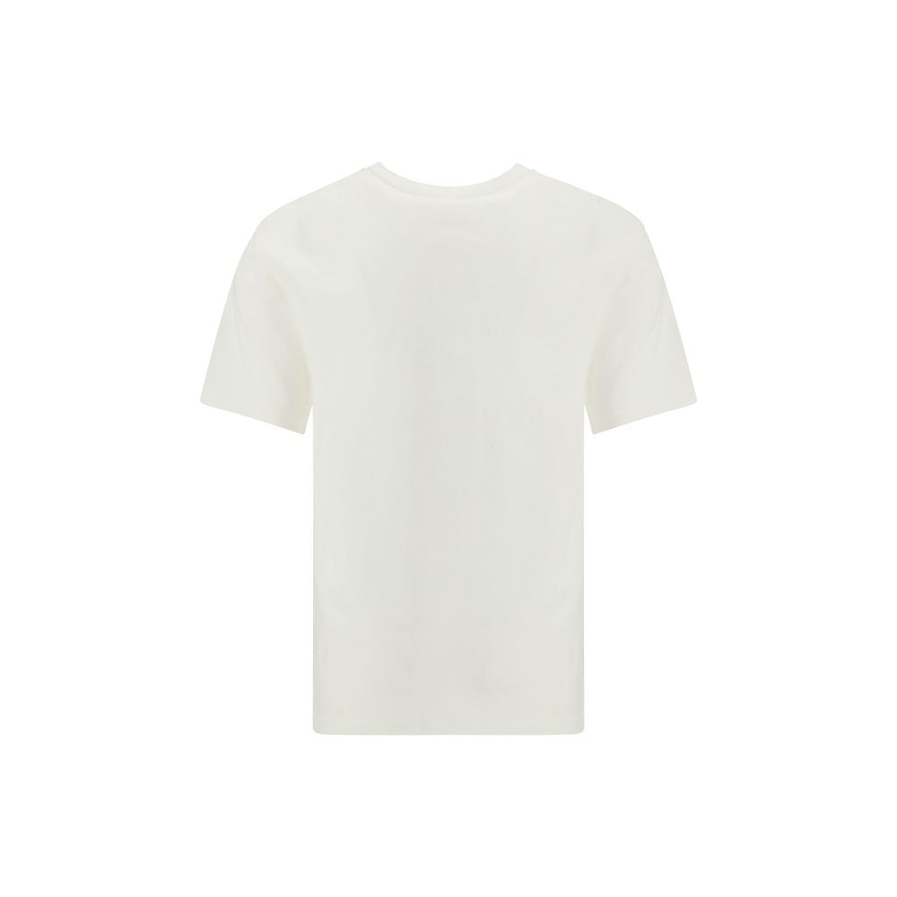 Jil Sander Baumwoll-T-Shirt in Creme