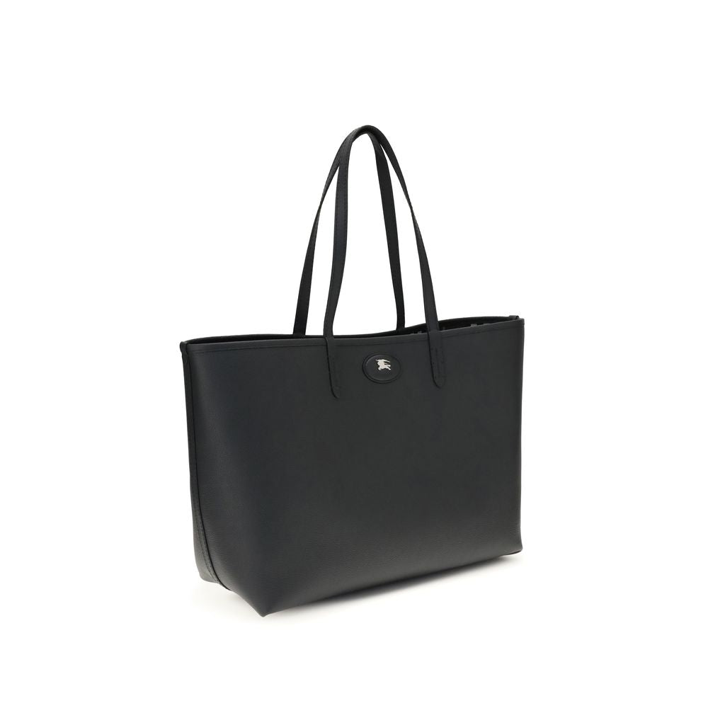 Burberry Schwarze Kalbsleder-Bos-Taurus-Schultertasche