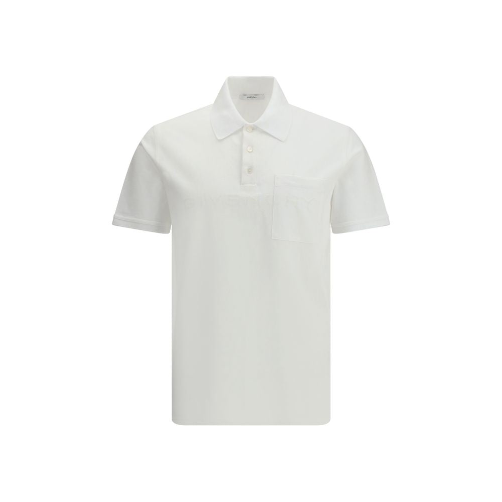 Givenchy Weißes Baumwoll-Poloshirt