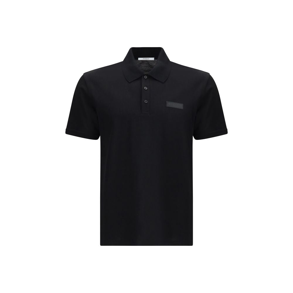 Givenchy Schwarzes Baumwoll-Poloshirt