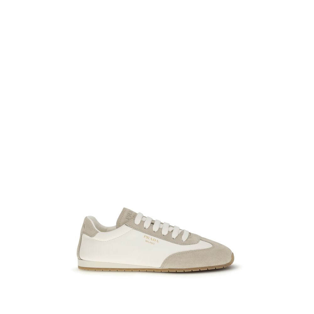 Prada Cremefarbene Ovis Aries Aries Sneakers