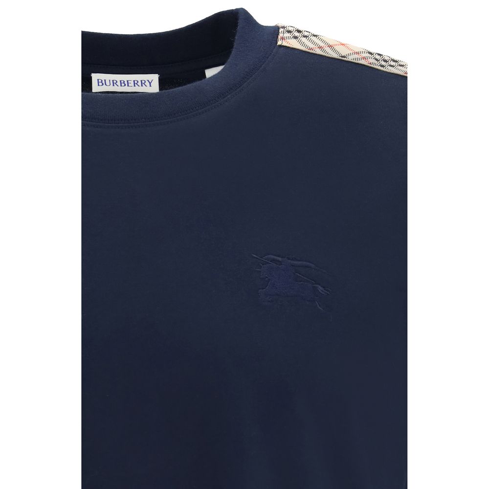 Burberry Blaues Baumwoll-T-Shirt