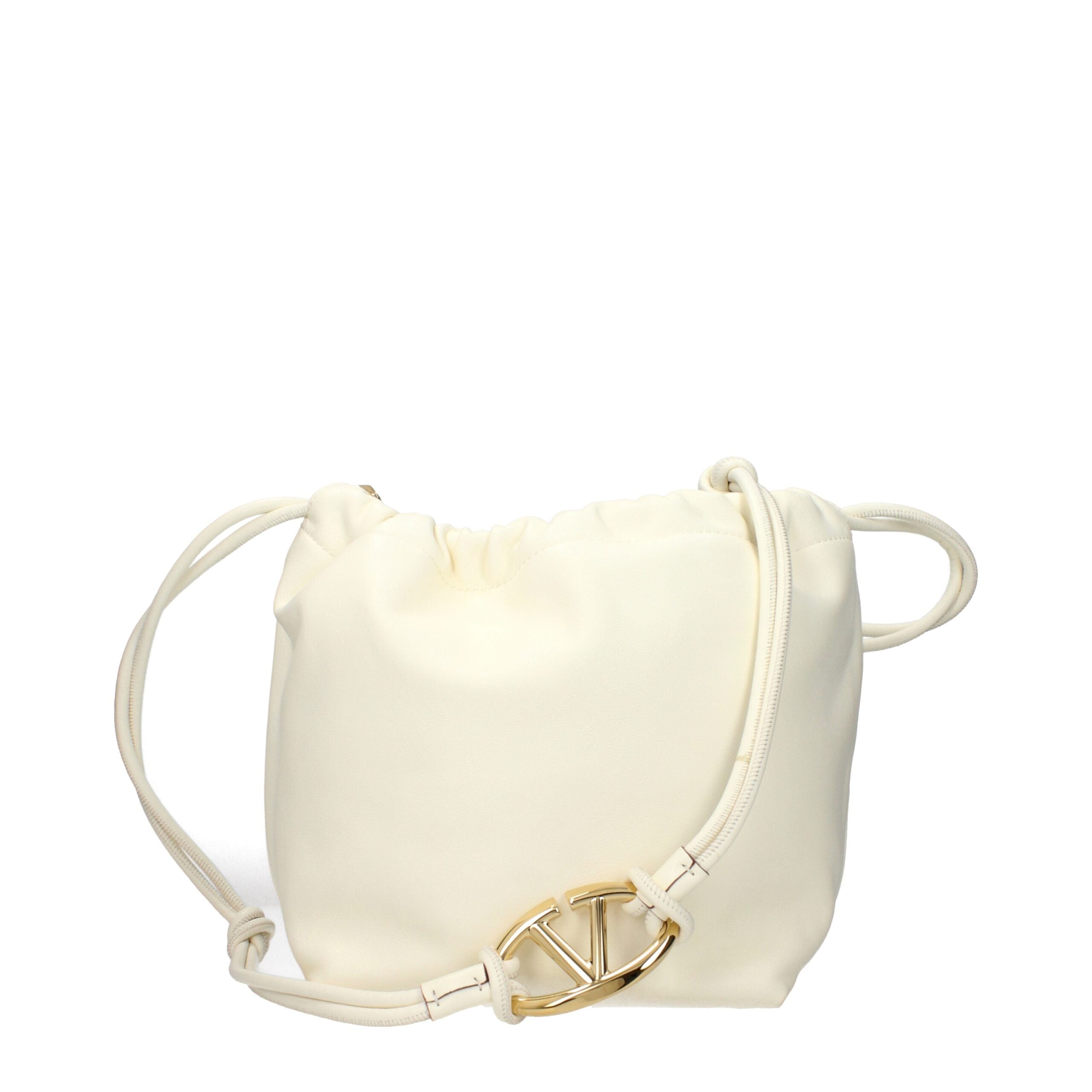 Valentino Garavani Schultertasche aus beigem Leder
