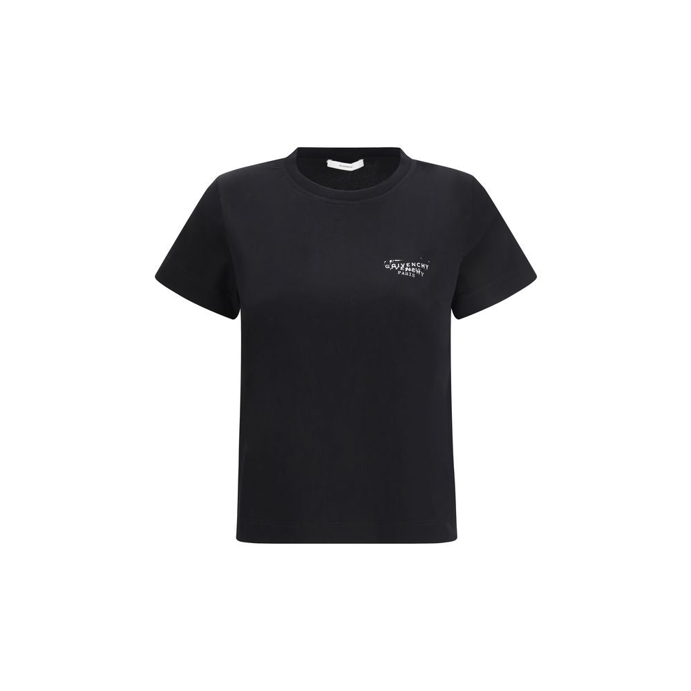 Givenchy Schwarzes Baumwoll-T-Shirt