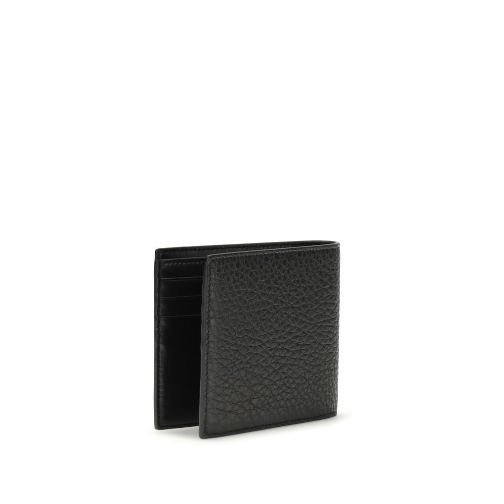 Givenchy Schwarzes Kalbsleder Bos Taurus Portemonnaie
