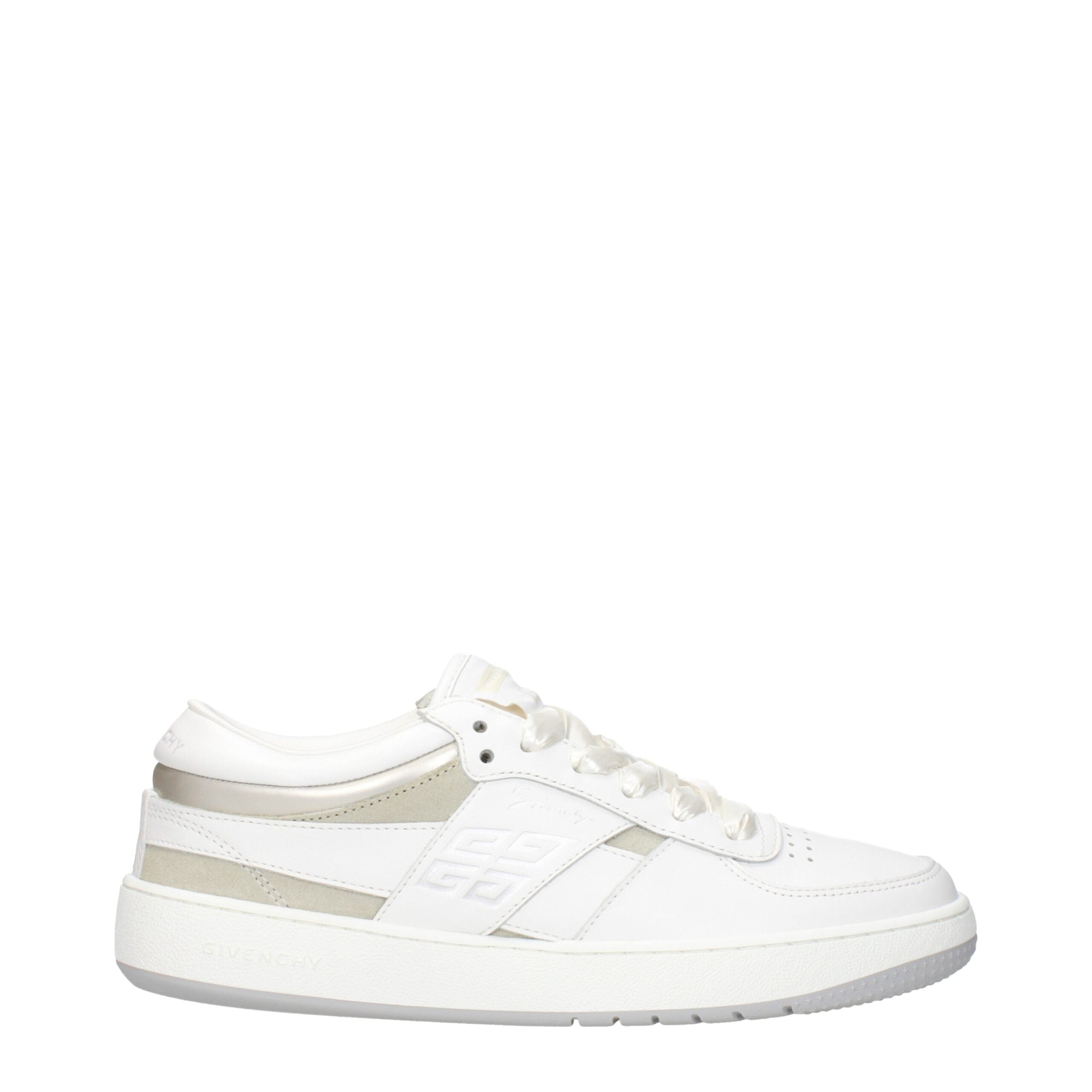Givenchy Weiße Low-Top-Sneaker aus Leder