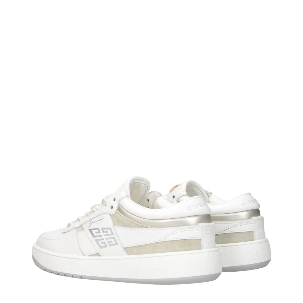 Givenchy Weiße Low-Top-Sneaker aus Leder