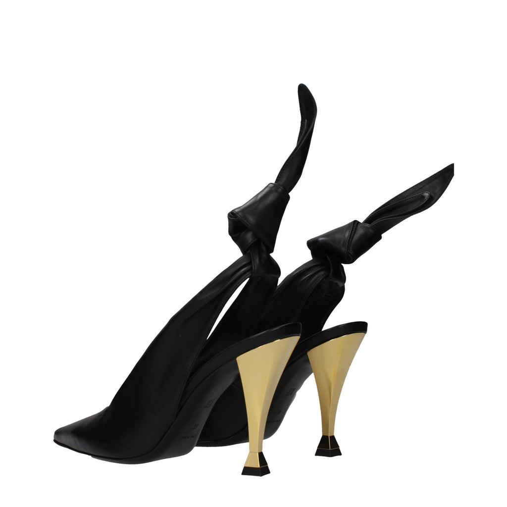 Givenchy Schwarze Leder Pumps mit hohem Absatz