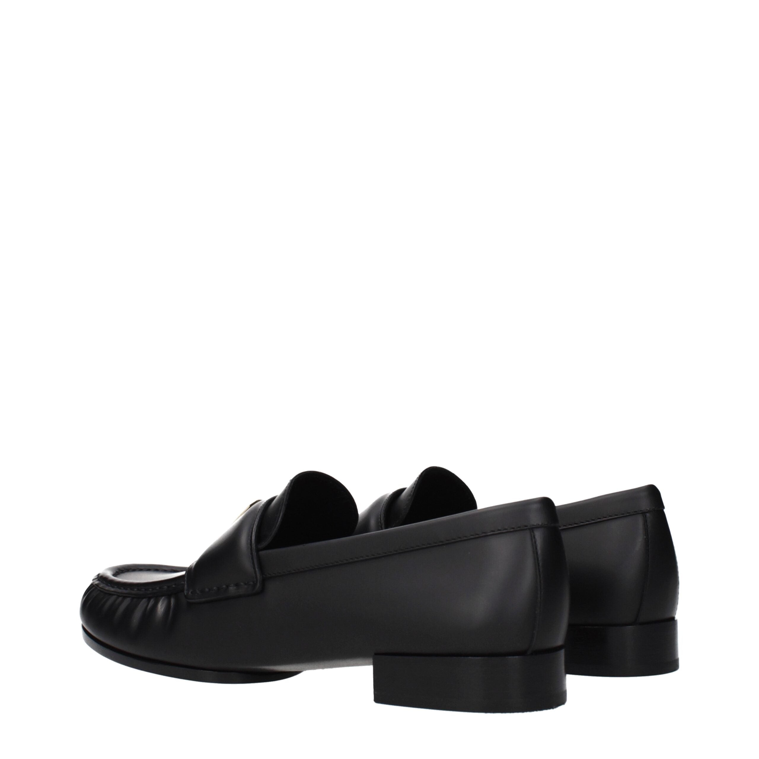 Givenchy Schwarze Loafer aus Leder zum Hineinschlüpfen