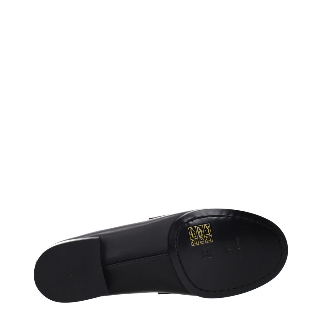 Givenchy Schwarze Loafer aus Leder zum Hineinschlüpfen