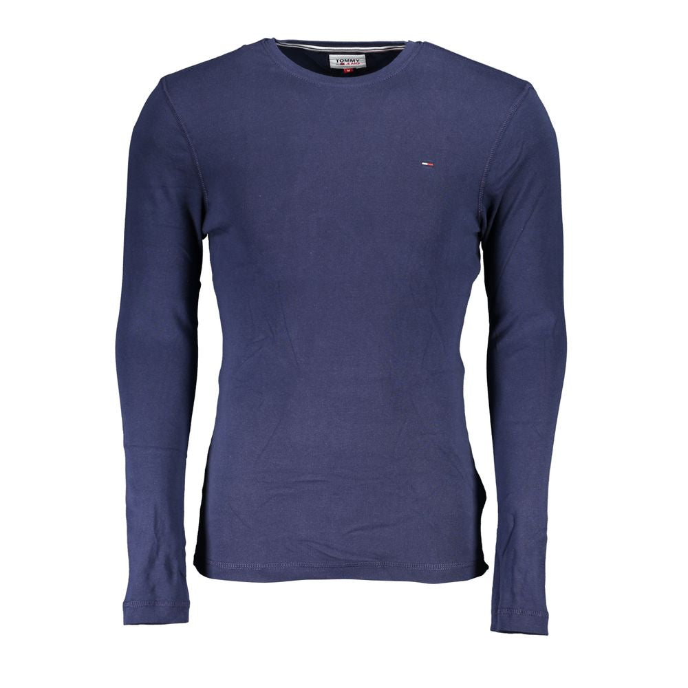 Tommy Hilfiger Blaues Bio-Baumwoll-T-Shirt für Herren