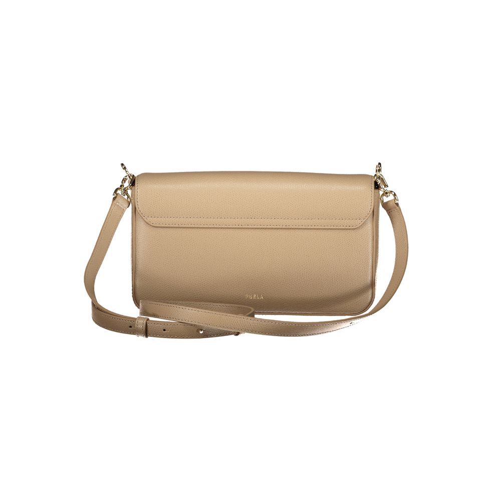 Furla Beige Leder Damentasche