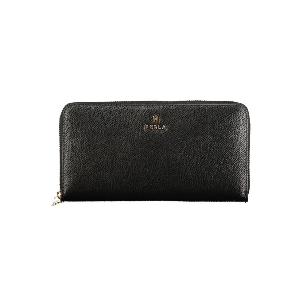 Furla Nero Leder Damen Geldbörse