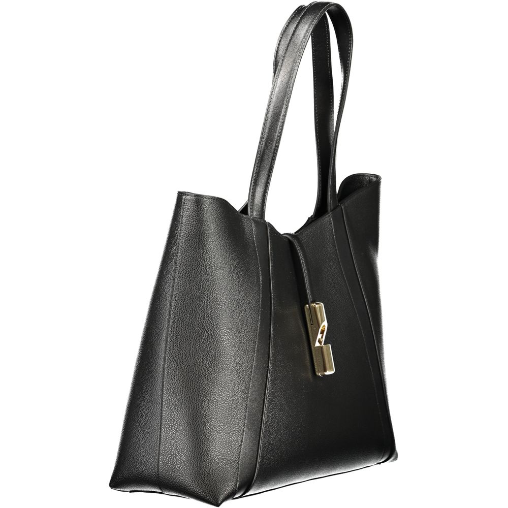 Furla Nero Pelle Damen Handtasche