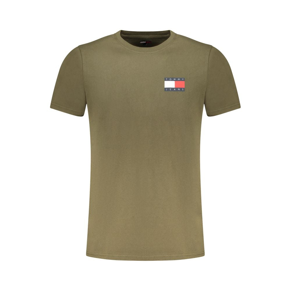 Tommy Hilfiger Verde Baumwoll-T-Shirt für Herren
