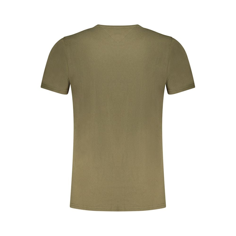 Tommy Hilfiger Verde Baumwoll-T-Shirt für Herren