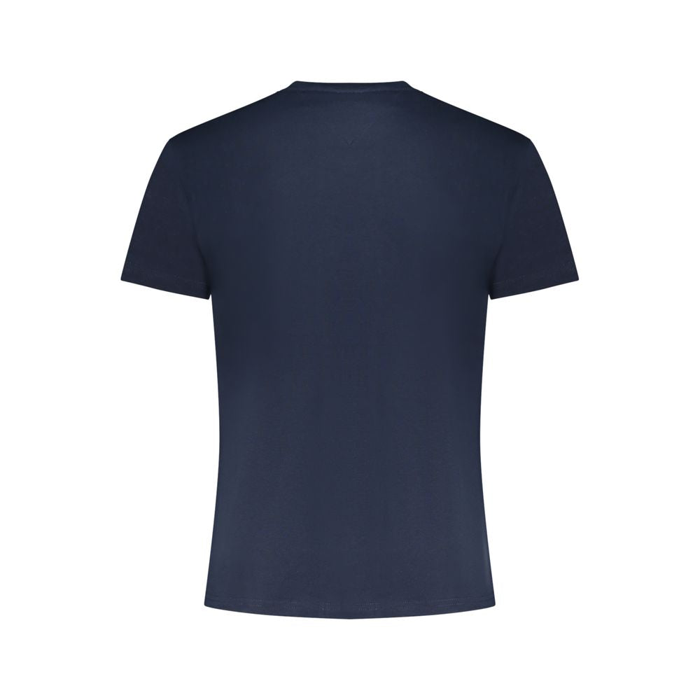 Tommy Hilfiger Blaues Baumwoll-T-Shirt für Herren