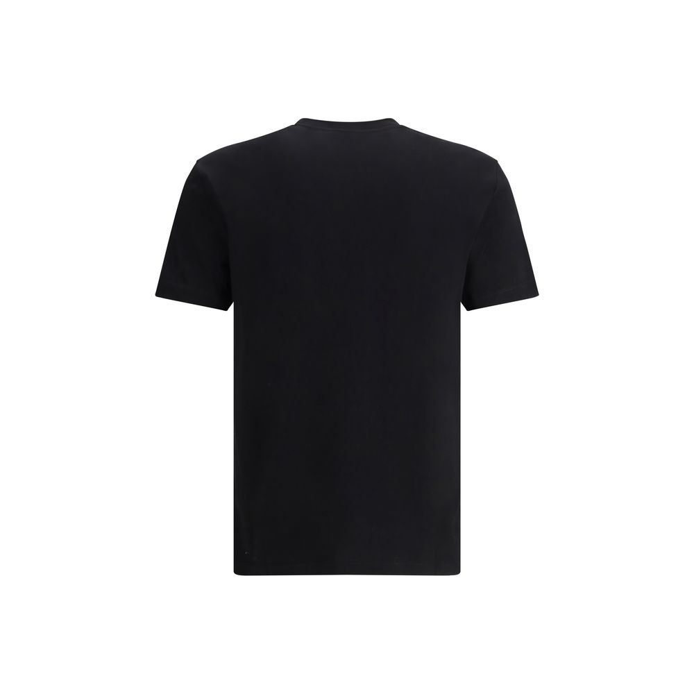 Versace Schwarzes Baumwoll-T-Shirt