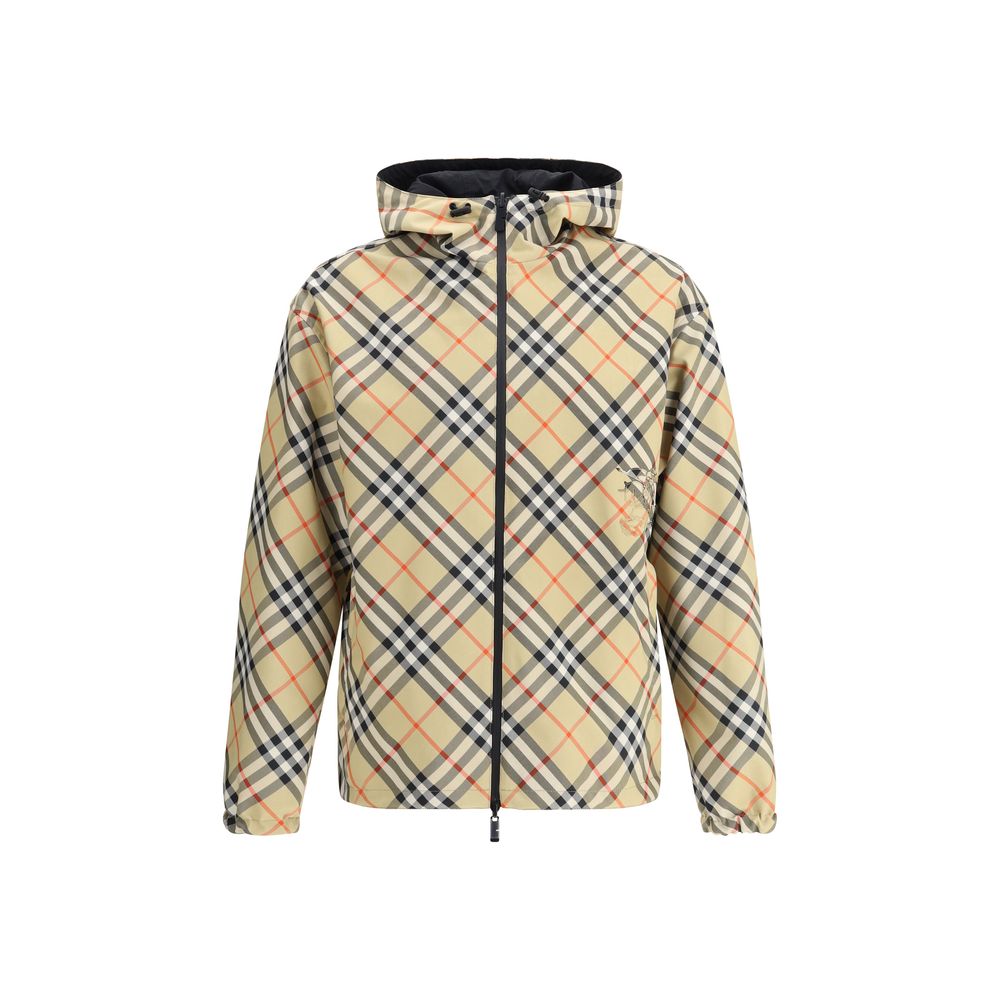 Burberry Mehrfarbiger Wollmantel