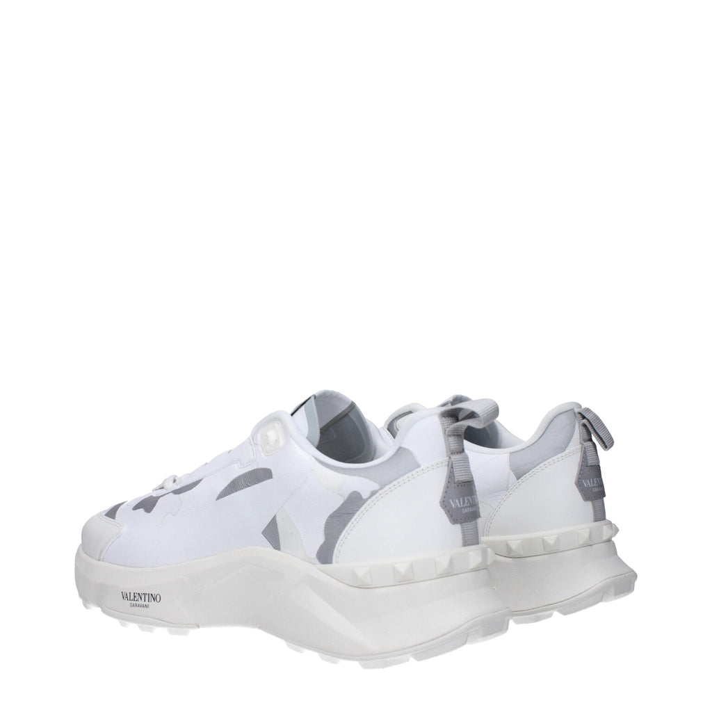 Valentino Garavani Weiße Stoff-Sneaker im Athletic-Look