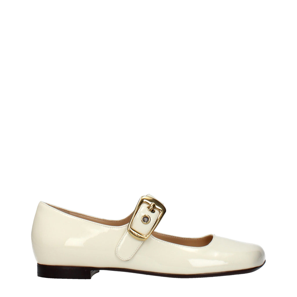 Chloé Beige Leder Ballerinas
