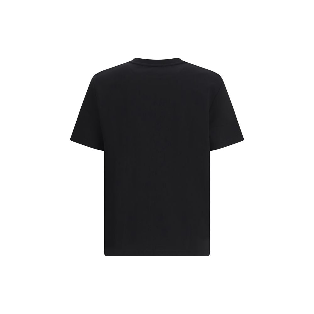 Balmain Schwarzes Modal-T-Shirt